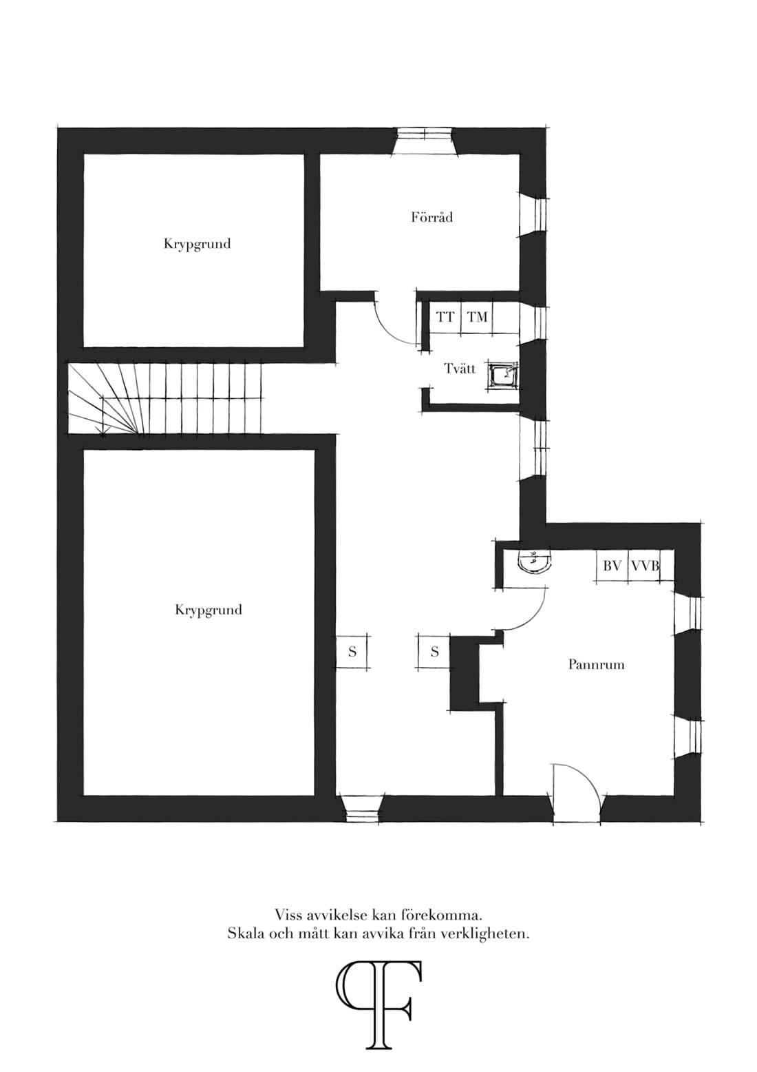 Planritning källare
