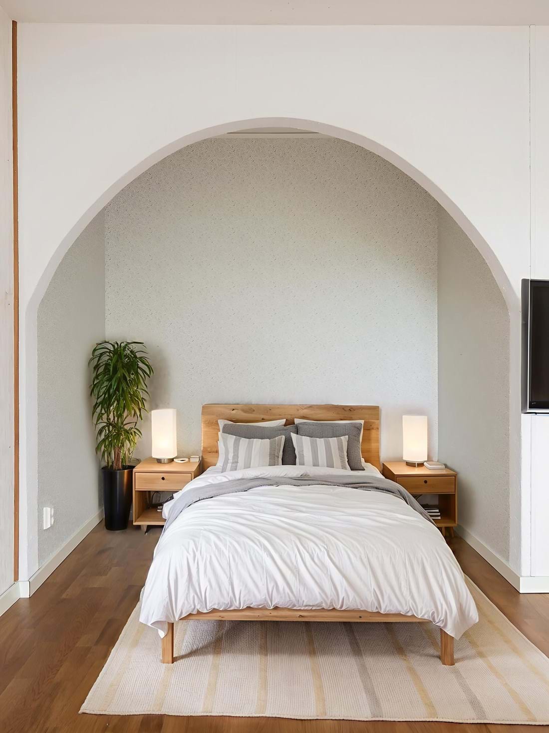 OBS: Detta fotografi har redigerats med Al för inspiration. Möbler på fotografiet finns inte i bostaden.